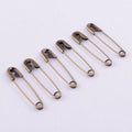 Factory Wholesale Cheap Price Antique Brass 32mm Metal Brooch Pin Back hang Tag Safety Pin
