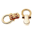 Good Quality Bags Metal Clip Handle Wholesale Purse Gold Hardware Side Connector Straps for Backpack Accessory