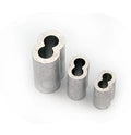 8 Shaped Aluminum Cable Clips Wire Rope Ferrule Barrel Cable Crimping Loop Sleeves Ferrules