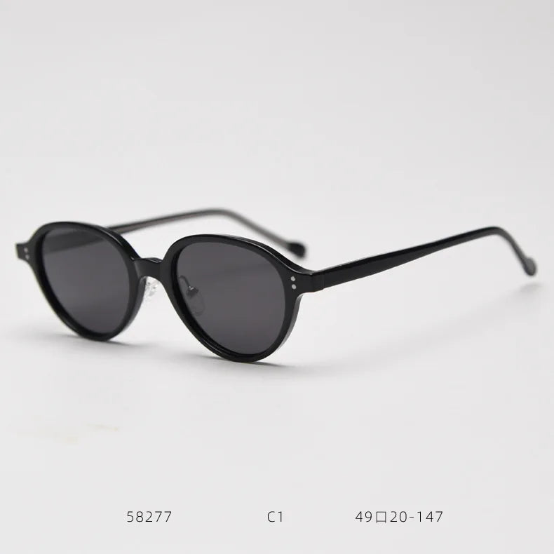 TR90 Frame square Sun Glasses Polarized Men Uv400 Acetate Summer Sunglasses for Women Beach Korean Style Retro 2024