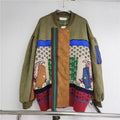 Boutique Wholesale 2026 Autumn New Fashionable Round Neck Casual Splicing Loose Women's Jacket