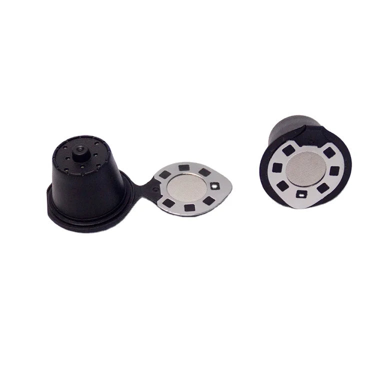 New Design Eco-Friendly Empty Biodegradable for Coffee Capsule Stocked Plastic & Stainless Steel LFGB Certified Modern