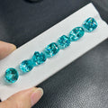 Lab Created Paraiba Cushion Oval Heart Pear Hexagon Princess Round Mixed Shapes Gemstones