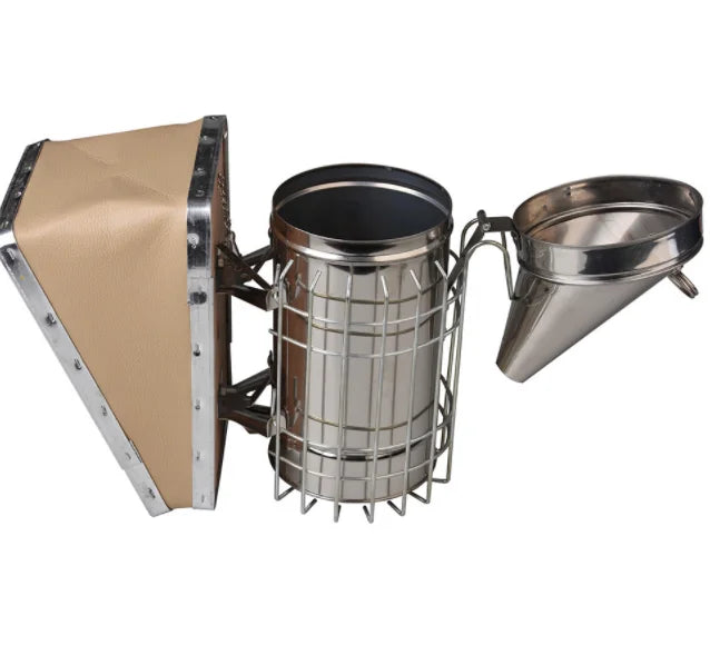 New Design Stainless Steel Bee Smoker Ejector With Hive Tool Hive Tool Type Bee Smoker