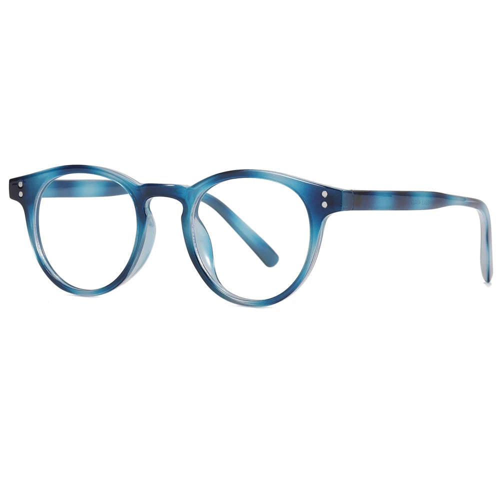 Superhot Eyewear 24061 Clear Lens Round Computer Anti-Blue Light Blocking Glasses