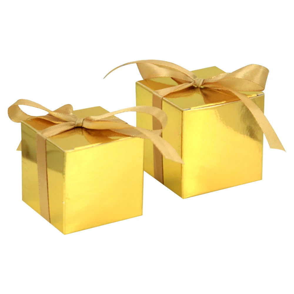 Custom Personalized Wedding Party Favor Snacks Chocolate Candy Dragee Sweets Nuts Glossy Lamination Self Erecting Paper Gift
