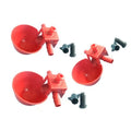Adjustable Automatic Poultry Chicken Feeders and Drinkers Plastic Pigeon Quail Drinking Water Bowl