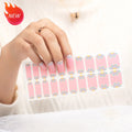 HuiZi 2026 Korean OEM Eco-Friendly Fast Drying Peel off Soak off 2 in 1 Gel Nail Stickers