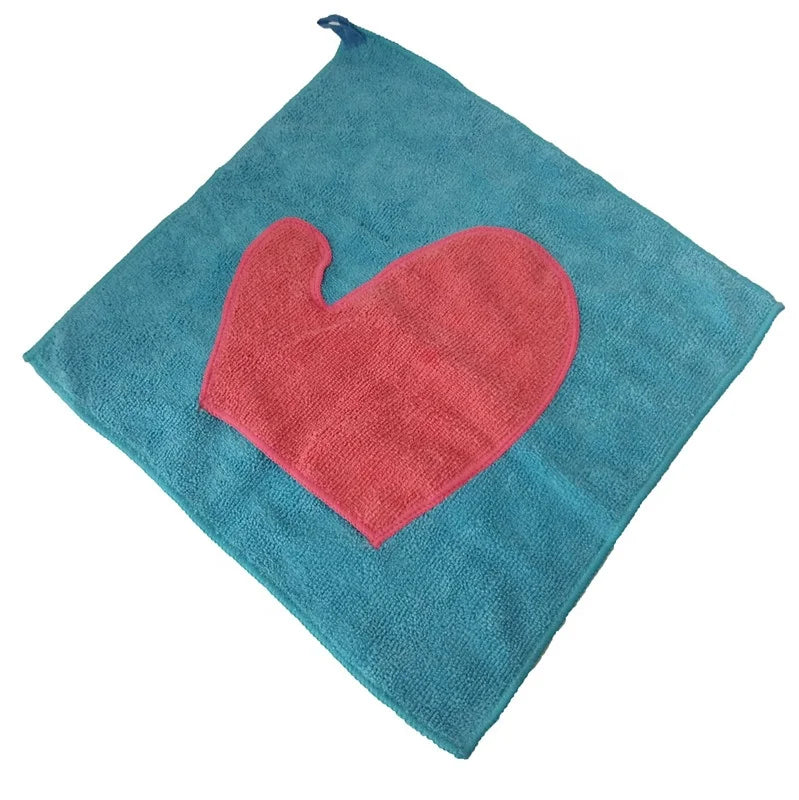 Eco-friendly Universal Microfiber Cleaning Cloth Gloves for Kitchen and Household Cleaning Cloth