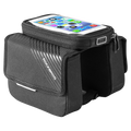ROCKBROS Bicycle Accessory Front Frame Phone Bag Bike Top Tube Pannier Bag with Touch Screen Phone Case