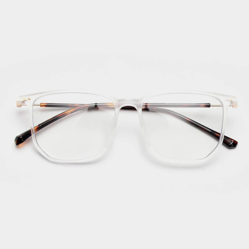 Classic All Frame Transparent Light Glasses Men Square Anti Ray Glasses Frames Computer Women Gaming Goggles