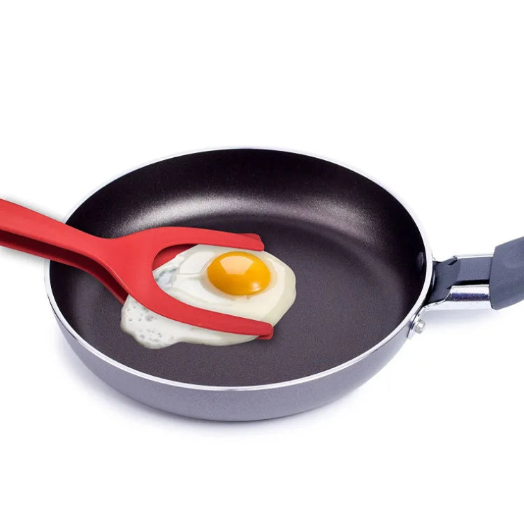 High Quality Nylon Cookware Egg Pancake Spatula 2 in 1 Omelette With Sweep Blade Egg Spatula Pancake Spatula