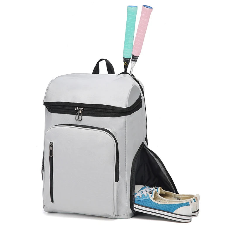 Custom New Men's Training Badminton Tennis Racket Bag Casual Sports Travel School Pickleball Paddle Bag Backpack for Women