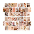 Trendy Indie Room Decor Aesthetic Beige Wall Collage Kit 50 Pcs Bundle