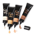 High Quality Private Label Brown Waterproof Sweatproof Lightweight Foundation Liquid Full Cover Face Makeup Base Foundation