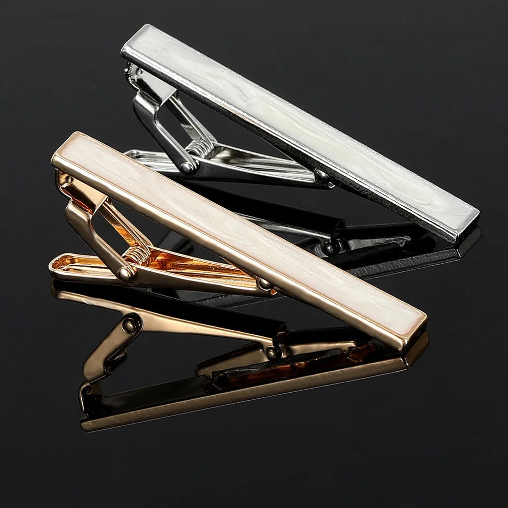 Hot Selling Men's Business Suit Tie Clip Luxury Simple Alloy Material Wholesale Tie Bars Tie Pins
