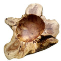 Customized Handmade Traditional Chinese Design Party Wood Eco-Friendly 7.8 in Rustic Dough Bowl & Decorative Bowl