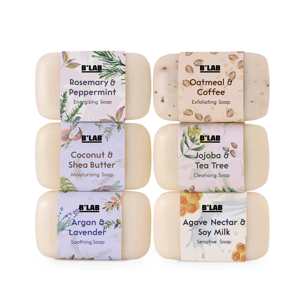 Wholesale Private Label Natural Body Wash Handmade Soap Bathing Face Soap Goat Milk Turmeric Whitening Bath Bar Handmade Soap