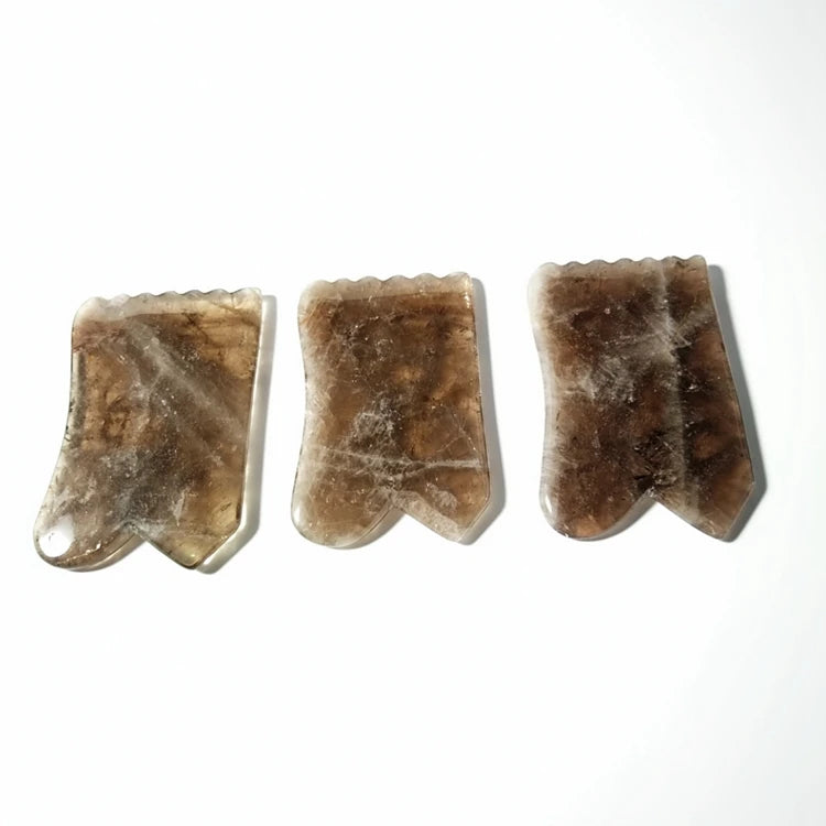 DIY Factory Direct Supply Gua Sha New Smoky Quartz Kit Facial Massager Set Price