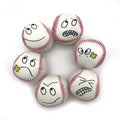Custom ECO-Friendly Smile Funny Emo-ji Face Pu Pvc Stuffed Juggling Kick Throw Ball for Kids