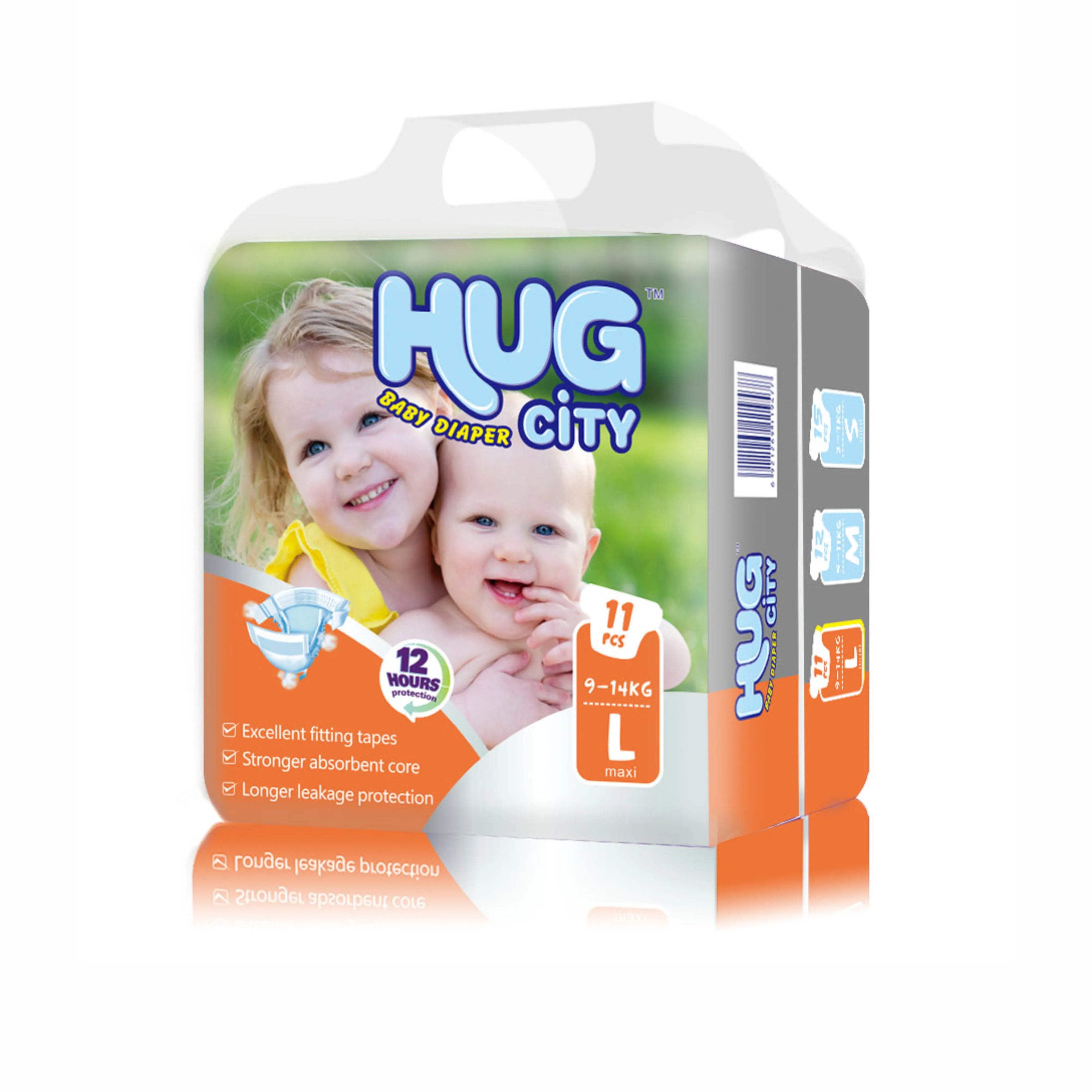 Wholesale Cheap Grade B Baby Diapers Disposable Cotton Pemering