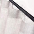 Luxurious Linen-Textured Tulle Curtains with Customizable S-Shape Pleats Valances & Window Dressings