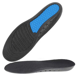 Men's Breathable Comfortable Sweat-Absorbent Perforated PU Foam Insoles With Honeycomb Structure for Running Sport Walking Work
