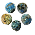 wholesale hand carved healing all kinds gemstone natural quartz labradorite wolf skulls head