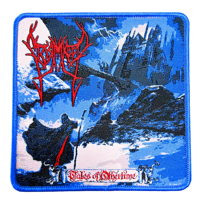High Density Weavetechnics Customized Merrow Border Iron on Woven Badges Woven Patches