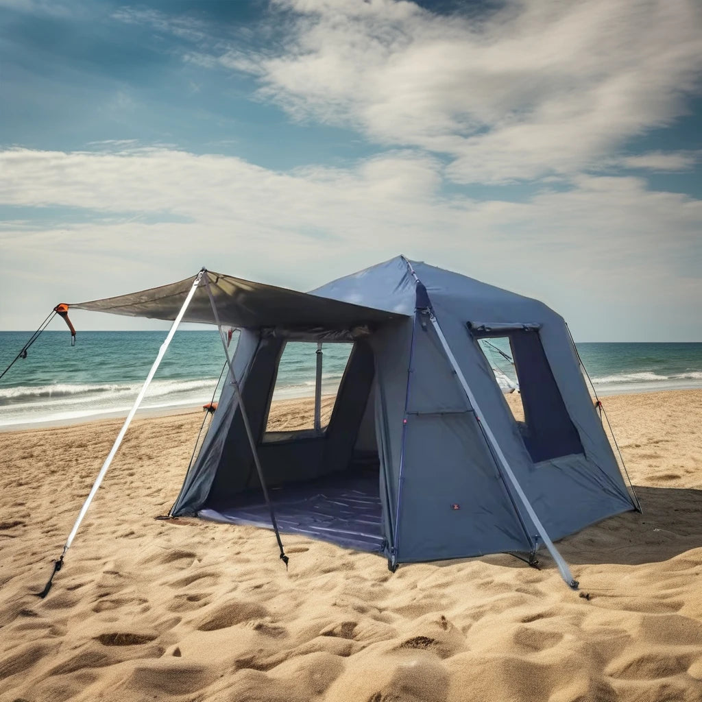 Oxford Cloth Summer Carp Tents 3000mm+ Waterproof Camouflage Bivvy Straight Bracing Single One Bedroom Structure Fishing