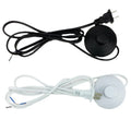 Retro Style Hemp Cord Covered Power Cord With 2 Pin Plug Om/off Switch Lamp Holder Rated Voltage Ac Power Cord Foot Pedal Switch