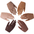 Silicone Hand for Nails Manicure Training Finger Trainer False Nail Practice Hand