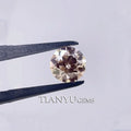 Tianyu Gems Mid-year Discount 2.41ct Round OEC Light Brown SI1 Lab Grown Diamond CVD Loose Lab Created Diamonds