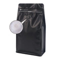 12oz One Way Valve Custom Printed Matt Black Coffee Bag 100g 250g 500g 1000g