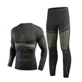 High Elasticity Seamless Men Ski Underwear Long Johns Skiing Suits Mens Winter Sports Gym Underwear