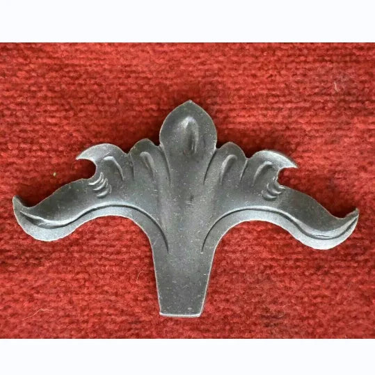 130x210mm  Component Ornamental Elements Hand Forged Leaf for Stairs Railing Handrail Balustrade Gate Fence Parts