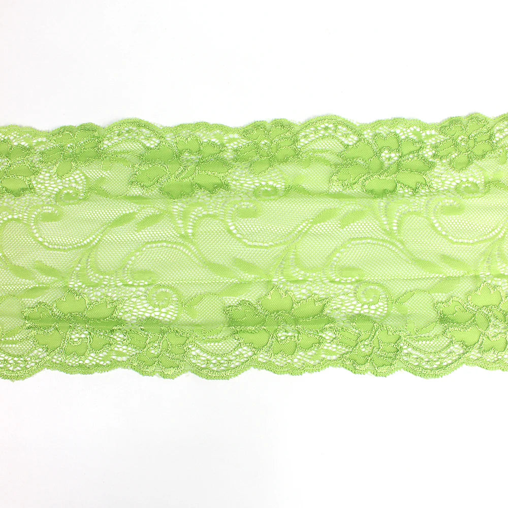 XYX Factory Wholesale 18Cm Color Stretch Lace Trim DIY Clothing Accessories Warp Knitting Lace