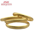 Vietnam Gold Ancient Inheritance Lotus Hannya Shingyo External Engraving Text Solid Frosted Simple Bracelet Live Supply