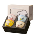 4.5 Inch Eco-Friendly Ceramic Bowl Microwave Safe Cartoon Rice Bowl Cute Customized Pattern Household Tableware Gift