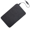 Electric Heated Floor Mat 50Â°C Foot Warmer with 4 Heat Levels & 9 Timer Settings for Home Office Use