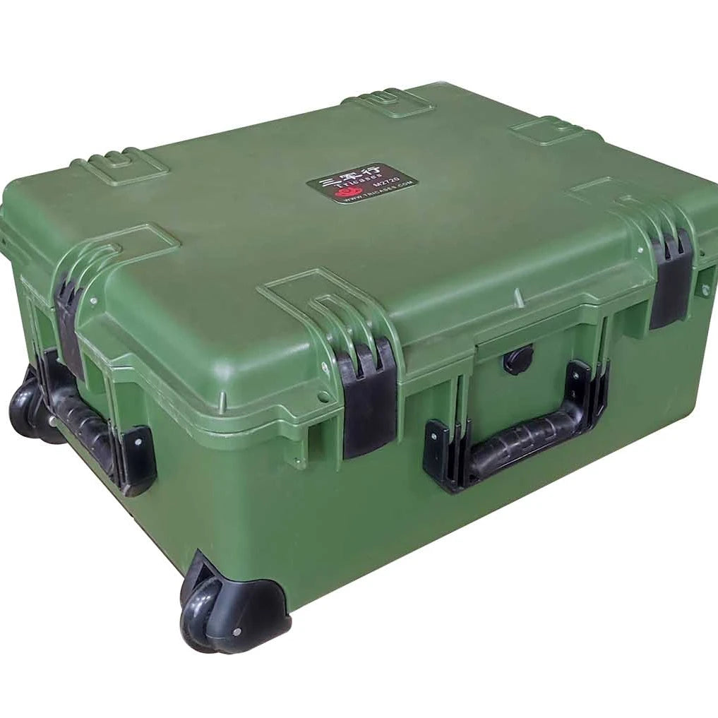 Hard Plastic IP67 Waterproof Equipment Transport case MILIT-Storage Large case with Wheels