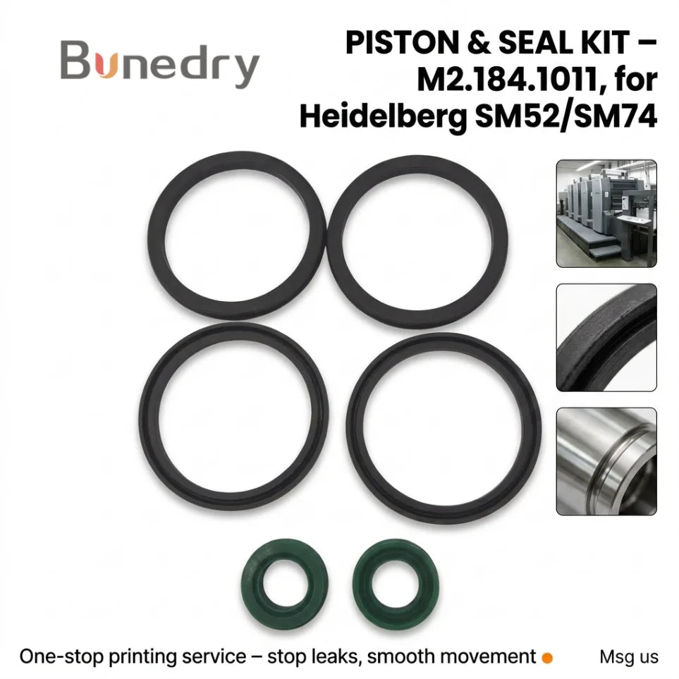 M2.184.1011 Seal Oil Piston for SM52 SM74 Impression Cylinder Offset Printing Machinery Parts for Printing Shops