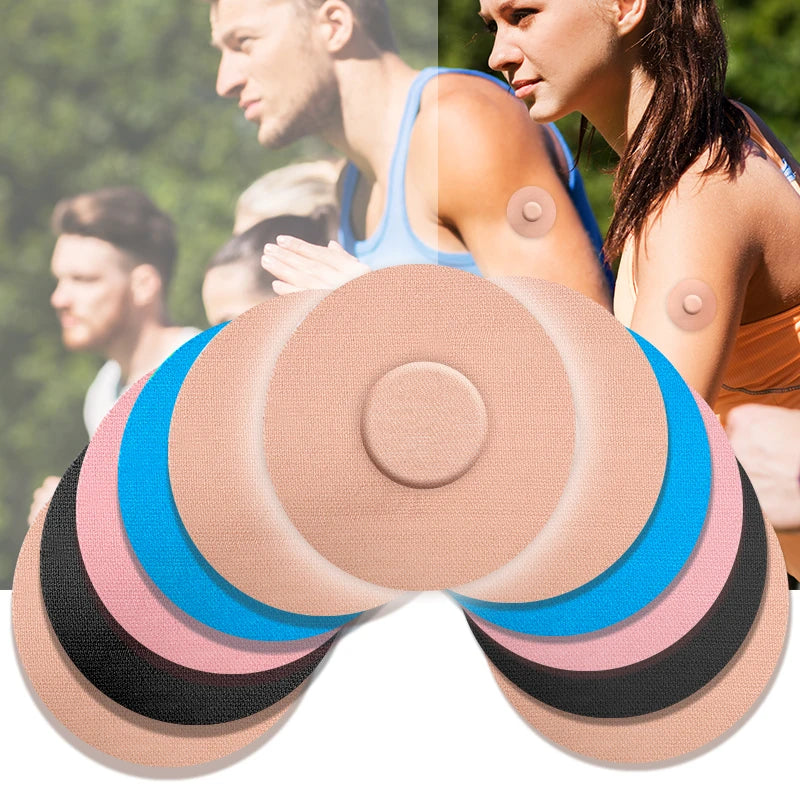Universal Skin Color Waterproof Latex-Free Breathable Adhesive Patch One Size for Freestyle Sensor Covers Sports Entertainment