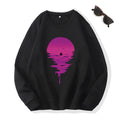 Best Sellers Women's Winter Autumn Solid Pastel Color Fuchsia Sun Sea Knit Fleece Crew Neck Breathable Eco-Friendly Quick Dry