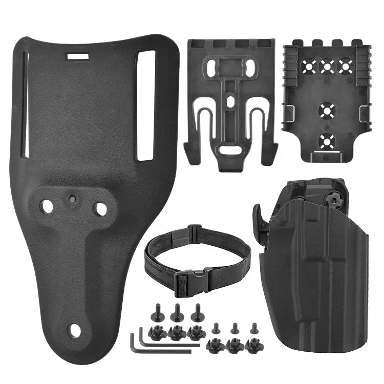 Tactical Gear Adjustable Leg Tool Holster Molle Tactical Thigh Upper Drop Leg Holster with QLS 19 22 Thigh Strap UBL