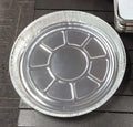 Custom Flat Pizza Pan Instant Ready to Eat Food Box Aluminum Foil  Freezer Pizza Storage Plates and Dishes