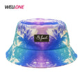 Summer Reversible Polyester Custom All Over Printing Unisex UV Protection Cap Bucket Outdoor Travel Sun Hat Beach Hats