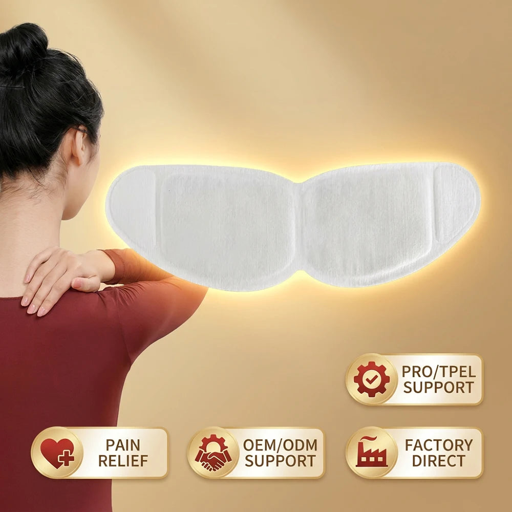Disposable Neck & Shoulder Heat Patch Portable Warming Pad for Office Travel & Cold Weather Use