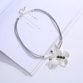 TongLing Necklaces Women Elegant Butterfly Pendant Necklace Cute Design Necklace Jewelry for Daily Life