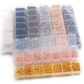 1450pcs/One Set Box 3 4 5 6 7 8 10mm 8 Colors Open Jump Rings Split Rings Link Loop for DIY Jewelry Making Findings Connector